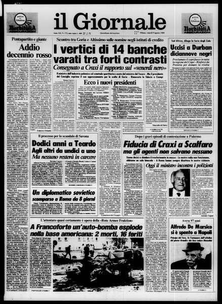 Il giornale : quotidiano del mattino